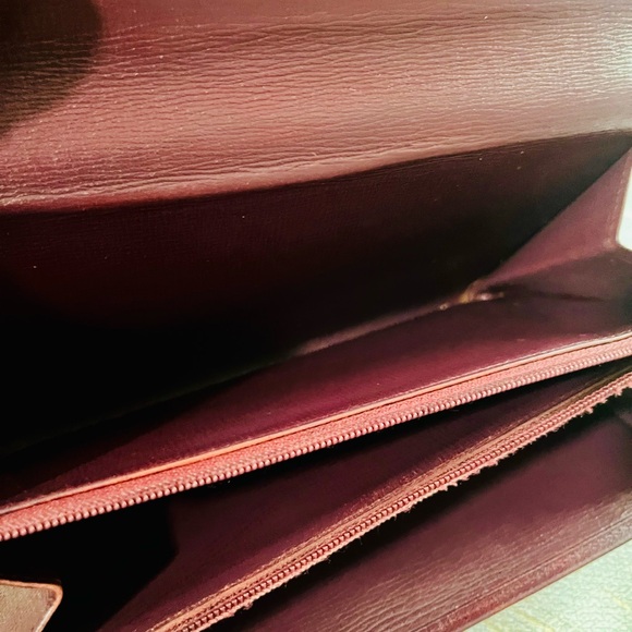 Cartier brugandy Clutch - Picture 8 of 15